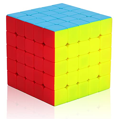 Cooja Zauberwürfel 5x5, Speed Cube 5x5x5 Magischer Würfel Speedcube, Schnelles Glattdrehen Robust Spielzeug Geschenk für Jungen Mädchen von Cooja