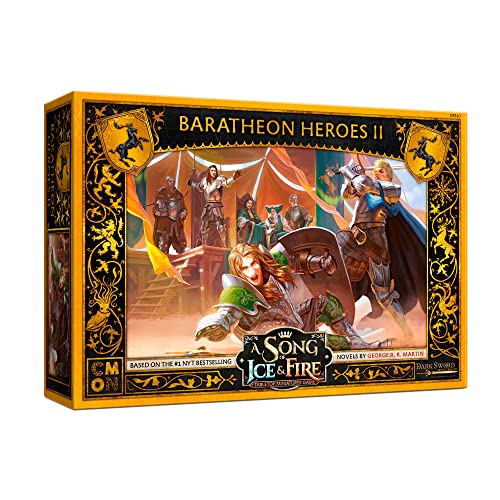 Cool Mini or Not , A Song of Ice & Fire: Baratheon Heroes II Miniature Game, Ages 14+, 2+ Players, 45 to 60 Min Playing Time von CMON