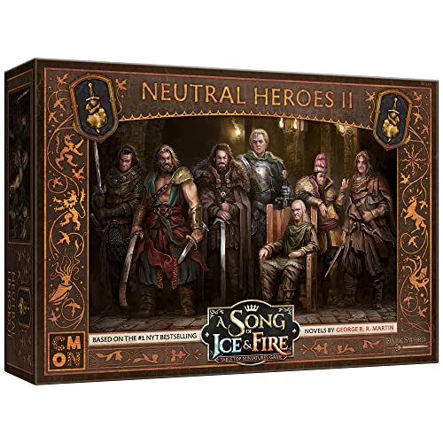 Cool Mini or Not CMNSIF510 Game of Thrones Neutral Heroes II Zubehör, Mehrfarbig von CMON