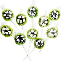 Fussball-Lutscher 10er Pack, der besondere Genuss für Fußballer, 100g von Cool & Sweet