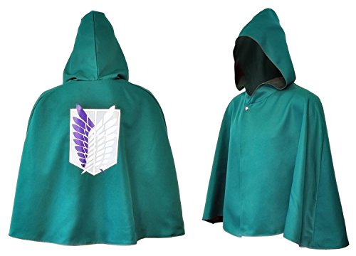 Aufklärungstrupp Cosplay Umhang | Grüner Mantel für Attack on Titan Fans | Größe: XL von CoolChange