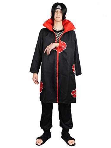 CoolChange Akatsuki Mantel | Itachi Umhang für Cosplay Kostüm | Größe: M von CoolChange