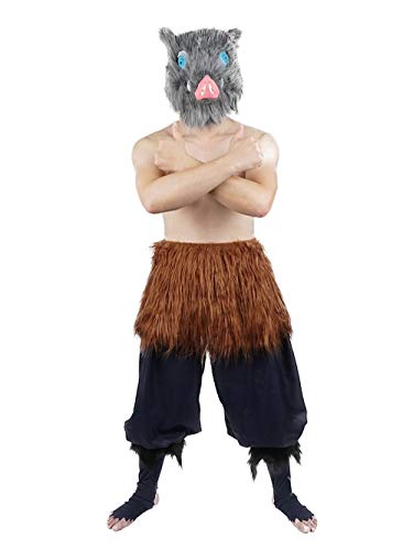 CoolChange Cosplay Kostüm von Inosuke Hashibira mit Wildschwein Maske für Fans | Größe: S CoolChange Cosplay Kostüm von Inosuke Hashibira mit Wildschwein Maske für Fans | Größe: S von CoolChange