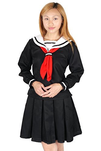 CoolChange Cosplay Schuluniform von Ai Enma | Kostüm für Jigoku Shojo Fans | Größe: M von CoolChange