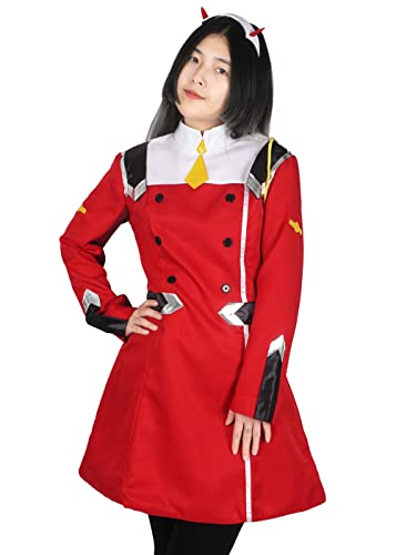 CoolChange Cosplay Kostüm von Zero Two | Uniform mit Haarreif für Darling in the FranXX Fans | Größe: M von CoolChange