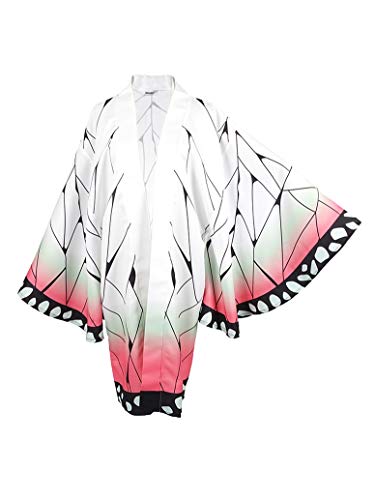 Kimono Umhang für Shinobu Kochou Kostüm | Cosplay Haori für D. Slayer Fans von CoolChange