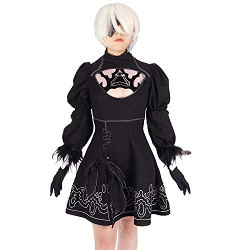 YorHa Modell B Nr. 2 Kostüm | Cosplay Kleid für NieR: Automata Fans | Größe: M | Erwachsene von CoolChange