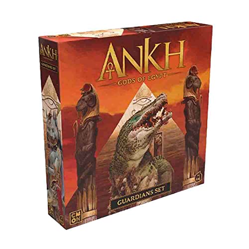 CMON | Ankh – Guardians Set | Erweiterung | Kennerspiel | Strategiespiel | 2-5 Spieler | Ab 14+ Jahren | 90 Minuten | Deutsch von Galápagos Jogos