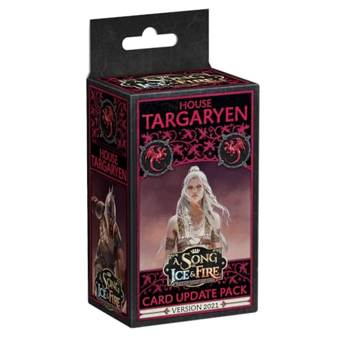 CMON A Song of Ice and Fire: Targaryen Faction Pack, Miniatur-Spiel, ab 14 Jahren, für 2 Spieler, 45-60 Minuten Spieldauer von CMON