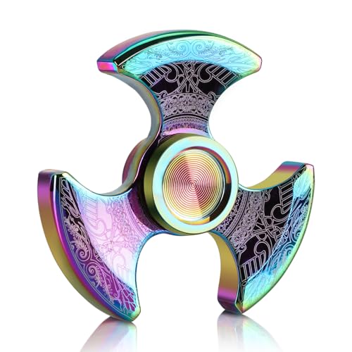 Coolden Fidget Spinner Metal Fidget Toys Focus Hand Spinner Leise 3-5Min Hochwertig Anti Stress Sensorisches Spielzeug Cool EDC Hand Kreisel für Büro Schule Geschenk für Kinder Erwachsene Bunt Coolden Fidget Spinner Metal Fidget Toys Focus Hand Spinner Leise 3-5Min Hochwertig Anti Stress Sensorisches Spielzeug Cool EDC Hand Kreisel für Büro Schule Geschenk für Kinder Erwachsene Bunt von Coolden