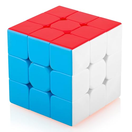 COOYOU Zauberwürfel 3x3 3x3x3 Original Speed Stickerless Magic Cube Puzzle Magischer Würfel für Schneller und Präziser mit Lebendigen Farben von Cooyou