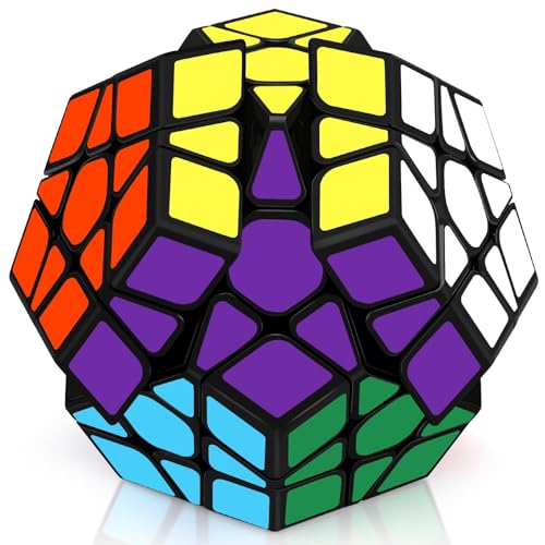 Cooyou Dodekaeder Zauberwürfel Speedcube Stickerless, Zauberwürfel Original Pentagon Magic Cube, Zauberwürfel Puzzle Spielzeug für Jungen, Kinder von Cooyou