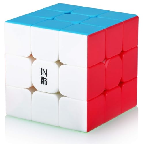 Cooyou Zauberwürfel 3x3 3x3x3 Speed Cube Stickerless Magic Cube Puzzle Magischer Würfel für Schneller und Präziser mit Lebendigen Farben von Cooyou