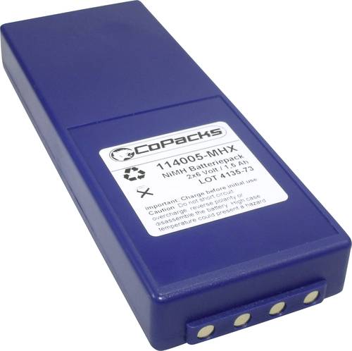 Copacks Kran-Fernbedienungs-Akku 6V 2200 mAh von Copacks