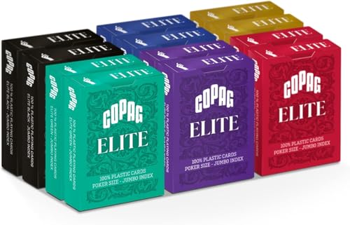 Copag® Elite 100% Color 12er Pack Mix (6 Colors) - 12-Pack von Copag