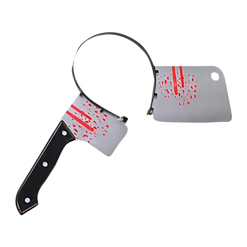 Copbopwn Halloween Horror Haarbänder Messer-Haarbänder Halloween Kostüm Kopfbedeckung Blutiges Stirnband Zombie Cosplay Stirnband für Party Cosplay Verkleidung Kostüm (Haarband - 1) von Copbopwn