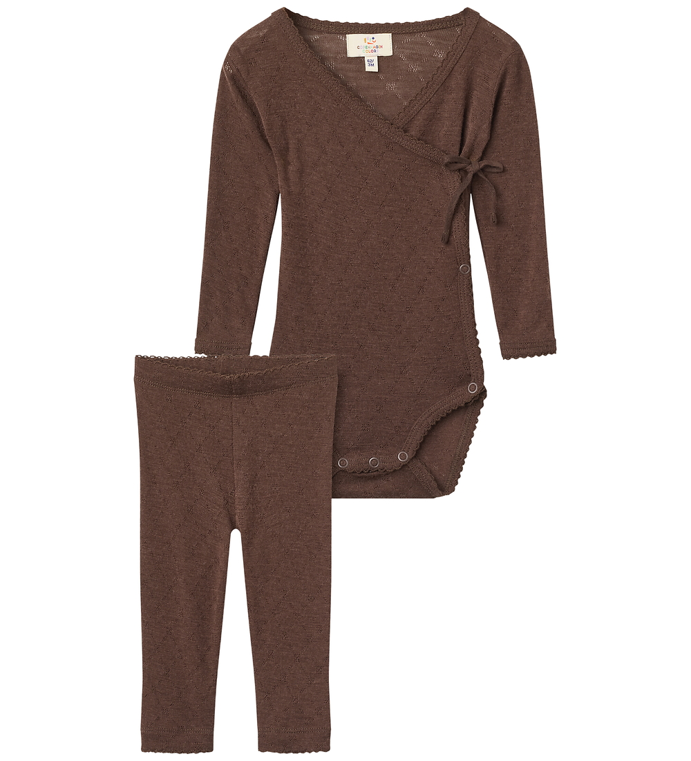 Copenhagen Colors Set - Leggings/Wickelbody l/ä - Dark Brown - Copenhagen Colors - 68 - Body L/Ä Copenhagen Colors Set - Leggings/Wickelbody l/ä - Dark Brown - Copenhagen Colors - 68 - Body L/Ä von Copenhagen Colors