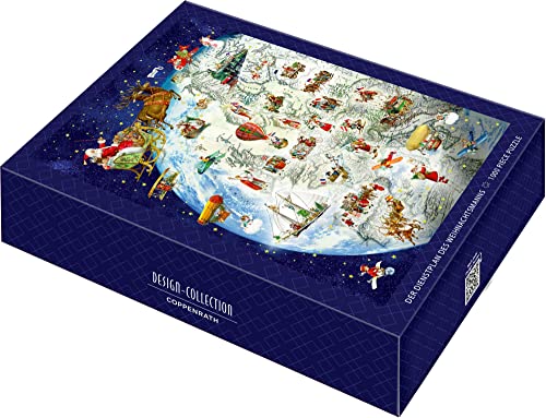 Puzzle 1000 Teile: Der Dienstplan des Weihnachtsmanns von Coppenrath Verlag GmbH & Co. KG