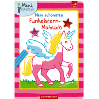 COPPENRATH 0062747 Mein schönstes Funkelstern-Malbuch (Einhorn) Mini-Künstler von Coppenrath