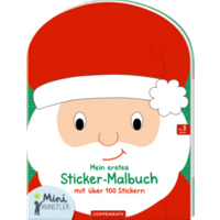 COPPENRATH 63074 Mein erstes Sticker-Malbuch - Weihnachten (Mini-Künstler) von Coppenrath