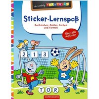 COPPENRATH 64061 Lernerfolg Vorschule: Sticker-Lernspaß (Fußball) von Coppenrath