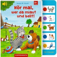 COPPENRATH 64653 Soundbuch - Hör mal, wer da miaut und bellt! von Coppenrath