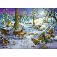 COPPENRATH 95253 Tiere im Winterwald, Sticker-Adventskalender von Coppenrath