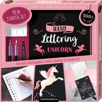 COPPENRATH 95298 Mein Handlettering Starter-Set - Unicorn - 100% selbst gemacht von Coppenrath