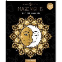 COPPENRATH 95579 Spirit & Soul Magic Nights - Glitzer-Malbuch (Creative Time) von Coppenrath