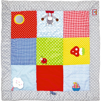 Coppenrath Krabbeldecke mit Spielelementen 100 x 100 cm BabyGlück von Coppenrath