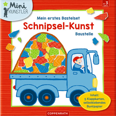 Coppenrath Mein erstes Bastelset: Schnipsel-Kunst - Baustelle (Mini-Künst.) von Coppenrath