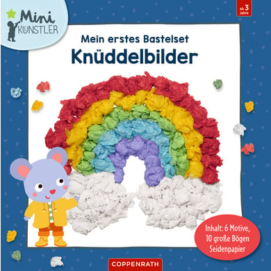 Coppenrath Mein erstes Bastelset: Knüddelbilder Regenbogen (Mini-Künstler) von Coppenrath