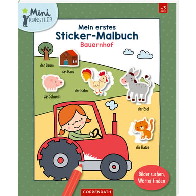 Coppenrath Mein erstes Sticker-Malbuch: Bauernhof - Mini-Künstler von Coppenrath