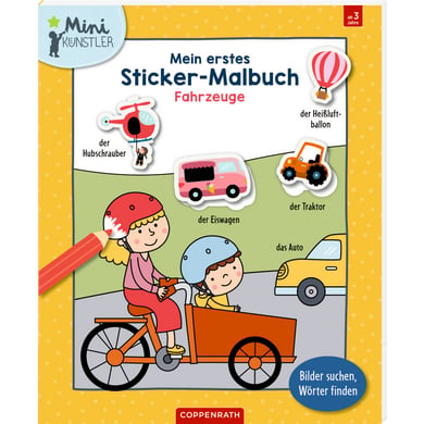 Coppenrath Mein erstes Sticker-Malbuch: Fahrzeuge - Mini-Künstler von Coppenrath