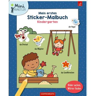 Coppenrath Mein erstes Sticker-Malbuch: Kindergarten - Mini-Künstler von Coppenrath