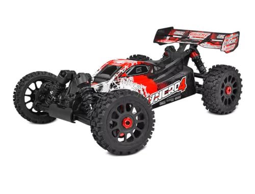 Corally RC Auto Syncro-4 RTR Rot 4WD 1:8 Buggy 3-4S Brushless Power - No Battery No Charger von Corally