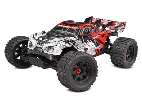 Corally Team KAGAMA 4 - RTR - Rot - 4S Brushless Power (ohne Batterien + Ladegerät) - 1:10 Monstertruck - RC Enthusiasten, Erwachsene, Outdoor-Fans von Corally