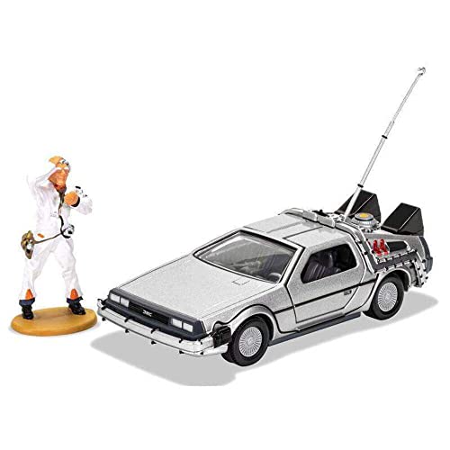 Back to the Future DeLorean und Doc-Brown-Figur von Corgi