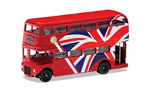 Best of British Londoner Bus, Union Jack, Schwarz von Corgi