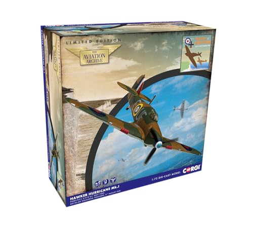 Corgi Hawker Hurricane MkI – P-O Billy Fiske – Battle of Britain 85, Druckgussmodell für Erwachsene Corgi Hawker Hurricane MkI – P-O Billy Fiske – Battle of Britain 85, Druckgussmodell für Erwachsene von Corgi