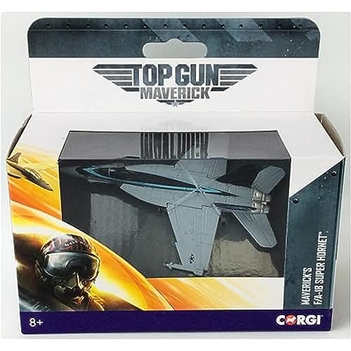 Corgi Diecast Top Gun Maverick's F/A-18 Super Hornet Fit The Box Scale Flugzeugdisplay Modell CP90601 von Corgi