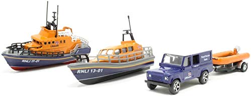 Corgi RNLI0001 RNLI Gift Set-Shannon Severn Lifeboat and Flood Rescue Team Other License Modell von Corgi