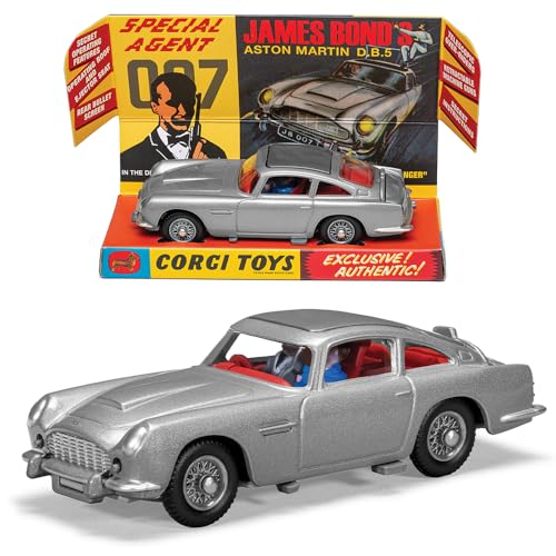 Corgi RT26101S James Bond Aston Martin DB5, silbernes Druckgussmodell von Corgi