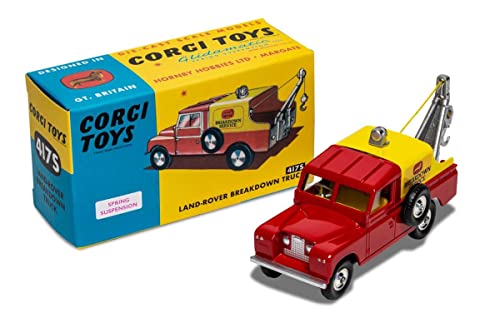 Corgi Retro Land Rover RT41701S Pannenwagen Autos Rot/Gelb von Corgi