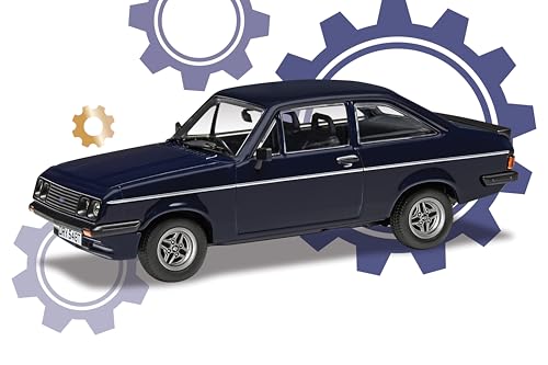 Corgi VA14909 Ford Escort Mk2 RS2000, Mitternachtsblau (Richard Hammonds „Das kleinste Zahnrad“), Druckgussmodell von Corgi