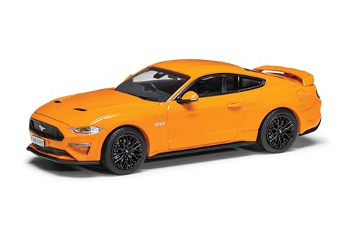 Corgi VA15502 Ford Mustang Mk6 GT Fastback, Orange Fury Vanguards Druckguss-Sammelmodell von Corgi