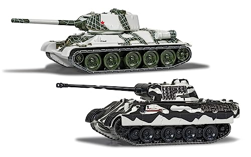 Corgi WT91301 World of Tanks T-34 vs Panther TV-Filmlizenz & Event, Black von Corgi