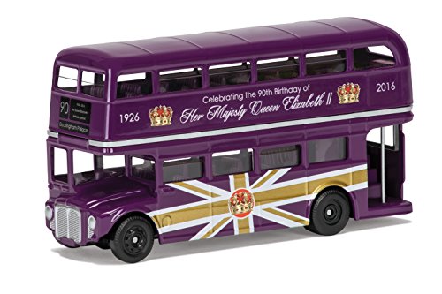 Corgi cc82326 die zum 90. Geburtstag von 1792 GEDENKMÜNZE Druckguss Souvenir Classic Routemaster Modell von Corgi