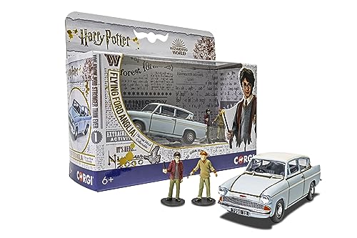 Harry Potter Verzauberter Ford Anglia, mit Harry- und Ron-Figur, Verschieden von Corgi