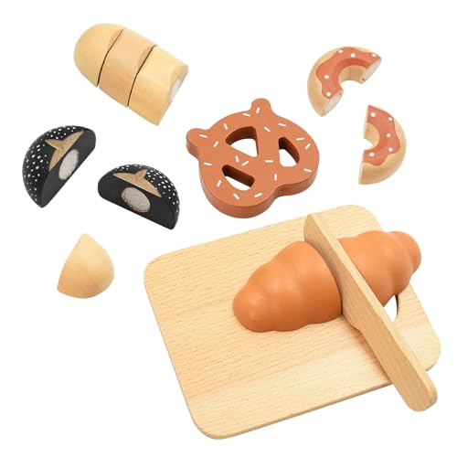 Coriver Kinderküche Zubehör Holz, Brot und Gebäck Spielset, Holz Spielfutter für Küche, Pretend Play Schneiden Essen, Rollenspiel Küchenzubehör, Picknick Spielzeug für 3+ Kinder Coriver Kinderküche Zubehör Holz, Brot und Gebäck Spielset, Holz Spielfutter für Küche, Pretend Play Schneiden Essen, Rollenspiel Küchenzubehör, Picknick Spielzeug für 3+ Kinder von Coriver